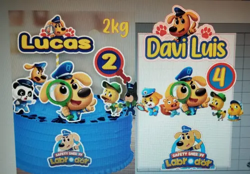 Arquivo de Corte Topo de Bolo - SHEIN