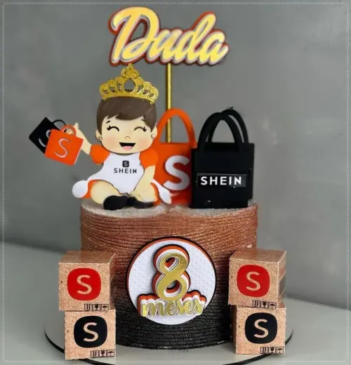 Arquivo de Corte Topo de Bolo - SHEIN