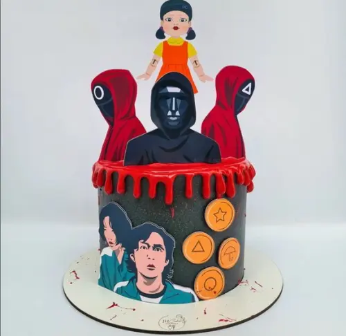 Arquivo de Corte Topo de Bolo -  Round 6