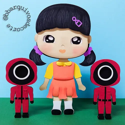 Arquivo de Corte Topo de Bolo -  Round 6