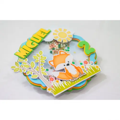 Arquivo de Corte Topo de Bolo - Raposinha