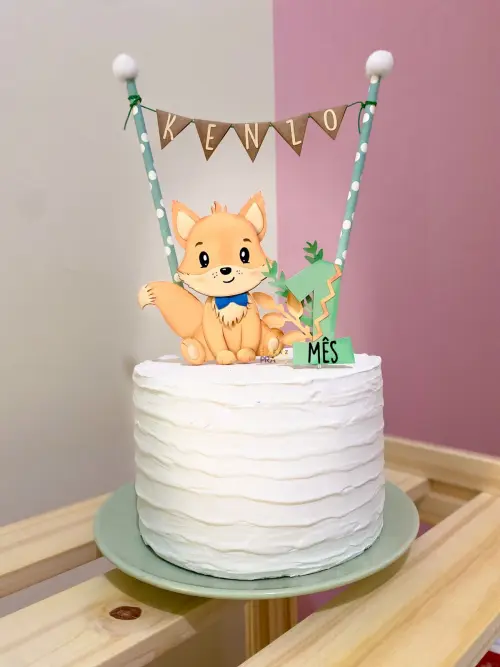 Arquivo de Corte Topo de Bolo - Raposinha