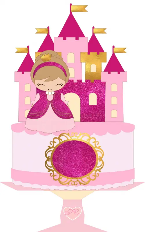 Arquivo de Corte Topo de Bolo -  Princesas Disney