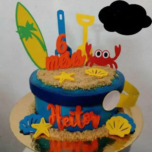 Arquivo de Corte Topo de Bolo -   Praia