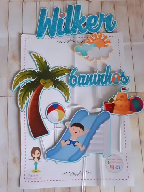 Arquivo de Corte Topo de Bolo -   Praia