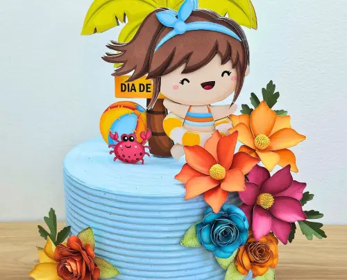 Arquivo de Corte Topo de Bolo -   Praia