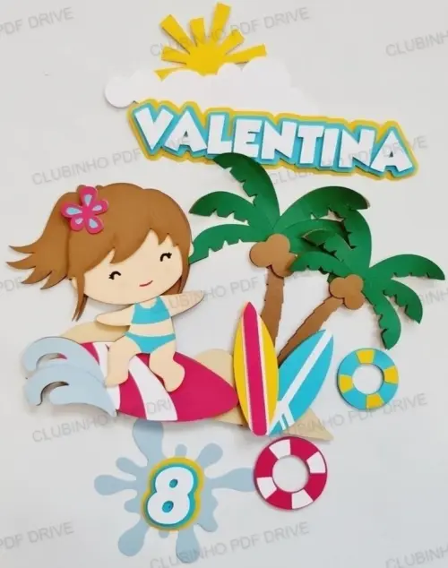 Arquivo de Corte Topo de Bolo -   Praia