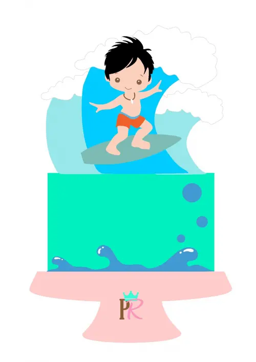 Arquivo de Corte Topo de Bolo -   Praia