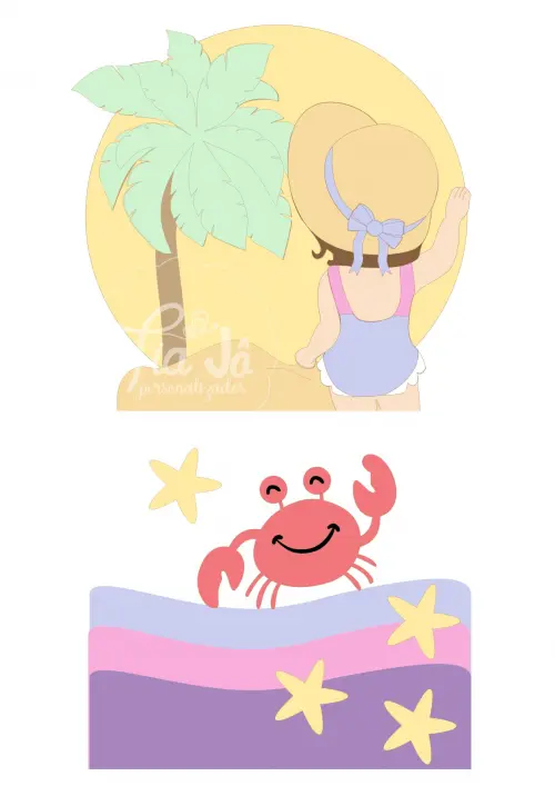 Arquivo de Corte Topo de Bolo -   Praia