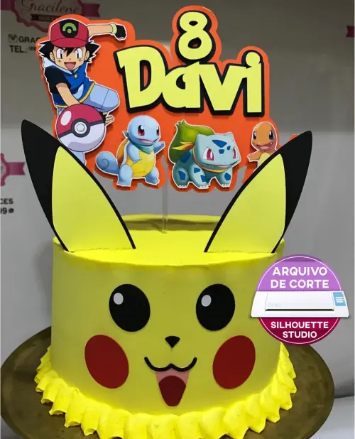 Arquivo de Corte Topo de Bolo - Pokemon