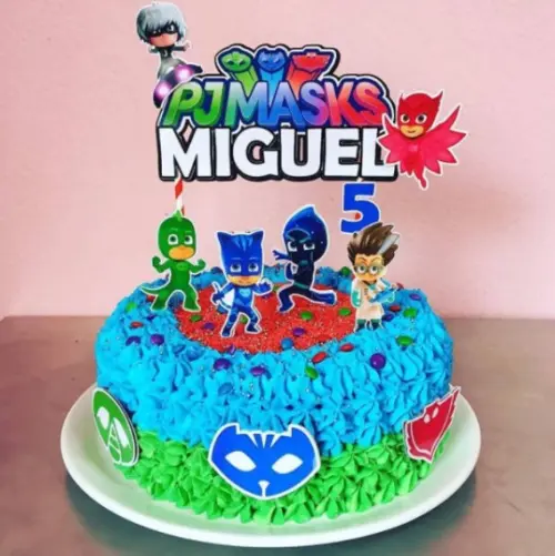 Arquivo de Corte Topo de Bolo  - Pj Mask