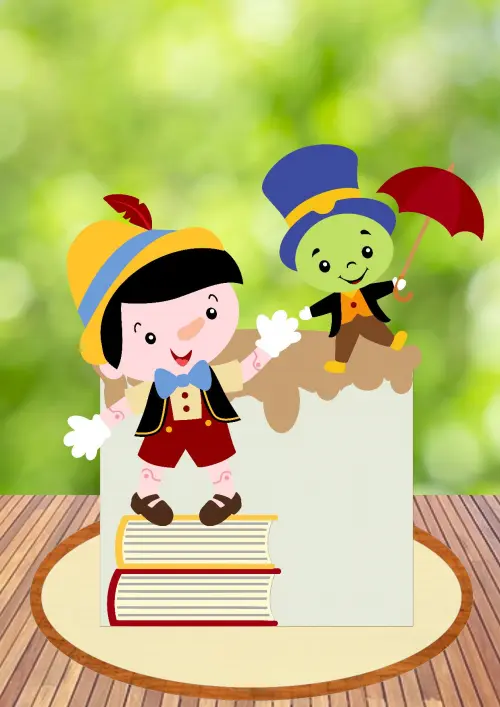 Arquivo de Corte Topo de Bolo  - Pinóquio