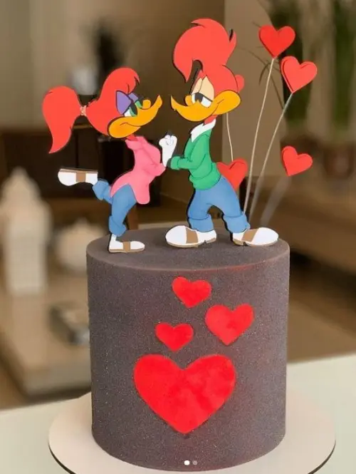 Arquivo de Corte Topo de Bolo  - Pica Pau