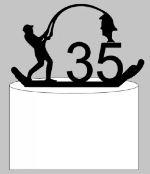 Arquivo de Corte Topo de Bolo  - Pescaria