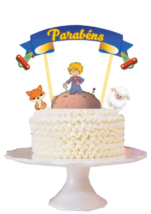 Arquivo de Corte Topo de Bolo  - . Pequeno Príncipe