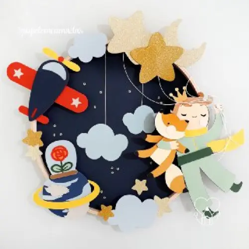 Arquivo de Corte Topo de Bolo  - . Pequeno Príncipe