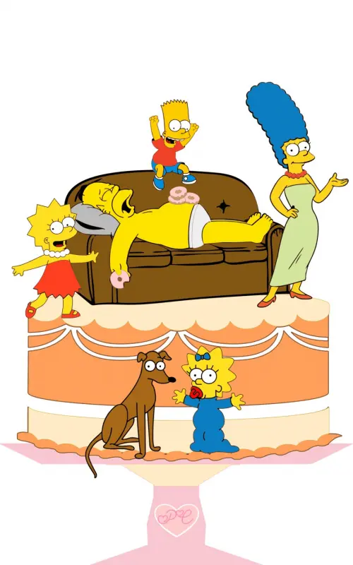 Arquivo de Corte Topo de Bolo  -    Os Simpsons