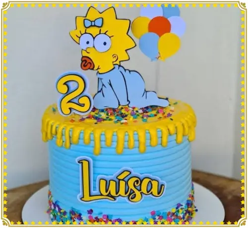 Arquivo de Corte Topo de Bolo  -    Os Simpsons