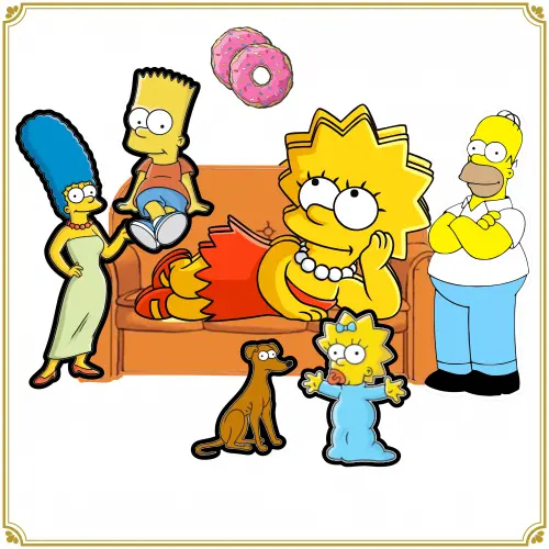 Arquivo de Corte Topo de Bolo  -    Os Simpsons