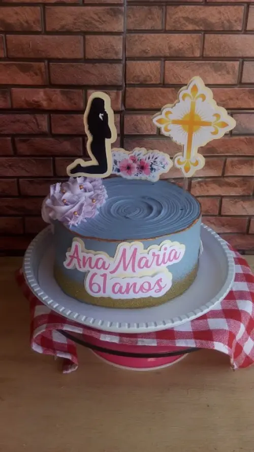 Arquivo de Corte Topo de Bolo  -  Oração