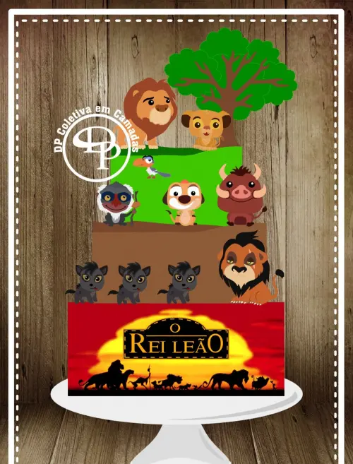 Arquivo de Corte Topo de Bolo  - O Rei Leão