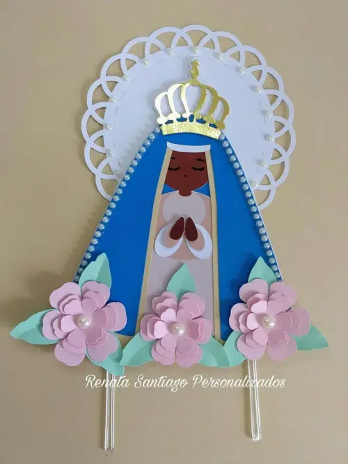 Arquivo de Corte Topo de Bolo  - Nossa Senhora