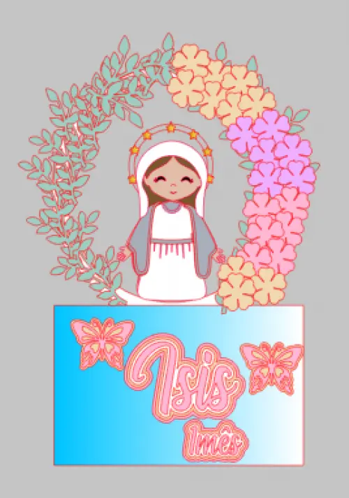 Arquivo de Corte Topo de Bolo  - Nossa Senhora