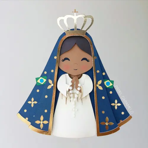 Arquivo de Corte Topo de Bolo  - Nossa Senhora