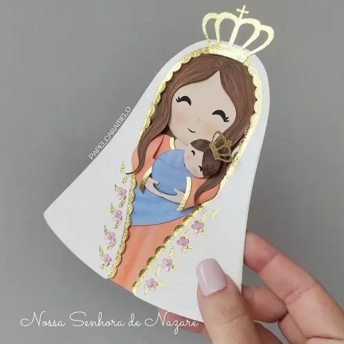 Arquivo de Corte Topo de Bolo  - Nossa Senhora