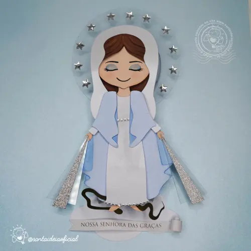 Arquivo de Corte Topo de Bolo  - Nossa Senhora