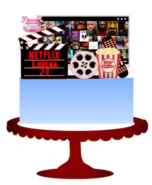 Arquivo de Corte Topo de Bolo  - Netflix