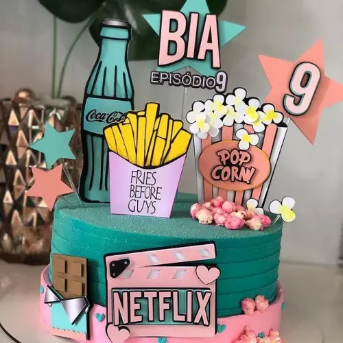 Arquivo de Corte Topo de Bolo  - Netflix
