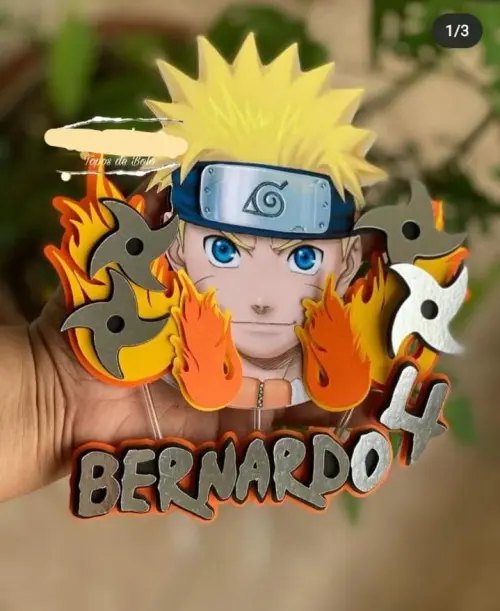 Arquivo de Corte Topo de Bolo  - Naruto