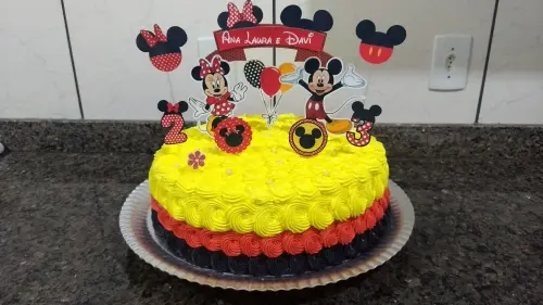 Arquivo de Corte Topo de Bolo  - Minnie