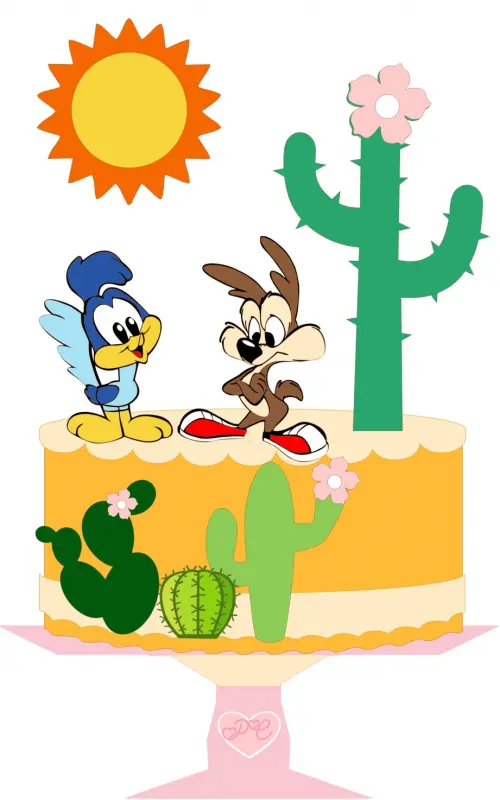 Arquivo de Corte Topo de Bolo  - Looney Tunes