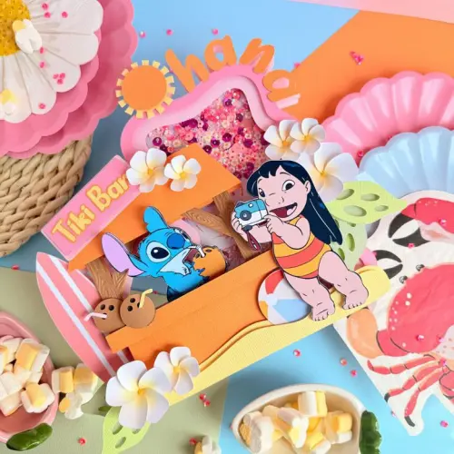 Arquivo de Corte Topo de Bolo  - Lilo e Stich
