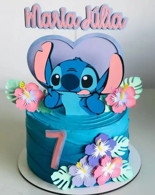 Arquivo de Corte Topo de Bolo  - Lilo e Stich