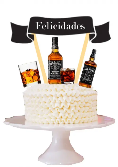 Arquivo de Corte Topo de Bolo  -   Jack Daniels