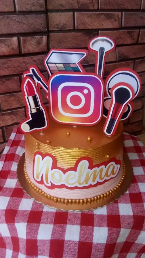 Arquivo de Corte Topo de Bolo  -   Instagram