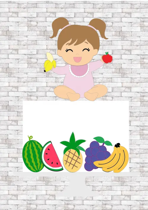 Arquivo de Corte Topo de Bolo  -  Frutas