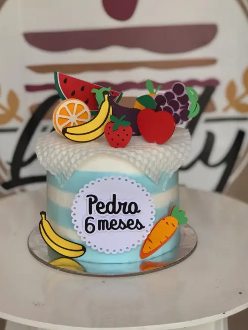 Arquivo de Corte Topo de Bolo  -  Frutas
