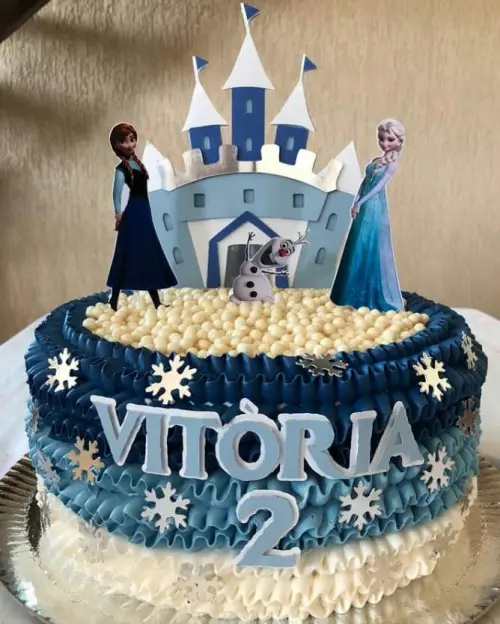 Arquivo de Corte Topo de Bolo  -  Frozen