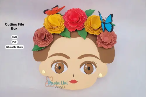 Arquivo de Corte Topo de Bolo  -   Frida Kahlo