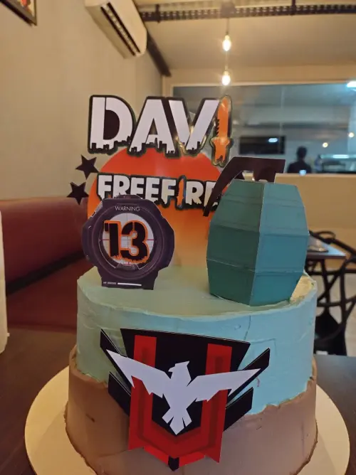 Arquivo de Corte Topo de Bolo  -   Free Fire