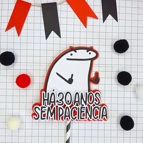 Arquivo de Corte Topo de Bolo  -   Flork (Bentô Cake)
