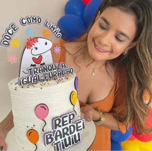 Arquivo de Corte Topo de Bolo  -   Flork (Bentô Cake)