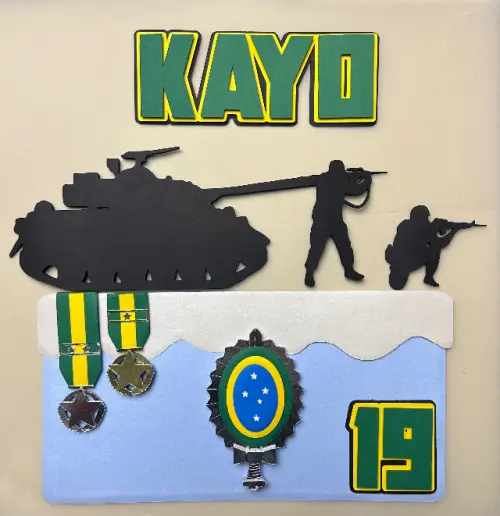 Arquivo de Corte Topo de Bolo  - Exército