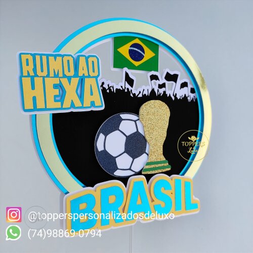 Arquivo de Corte Topo de Bolo  - Copa do Mundo