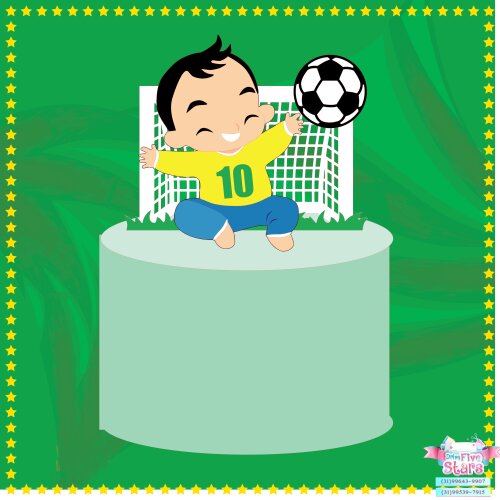 Arquivo de Corte Topo de Bolo  - Copa do Mundo