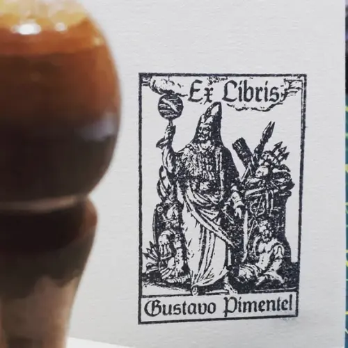 Carimbo Ex Libris Personalizado
